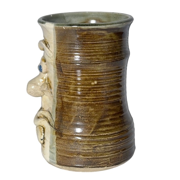 Pot Luck Funny Face Mug Novelty Gift Vintage made in Bermuda - Picture 4 of 7